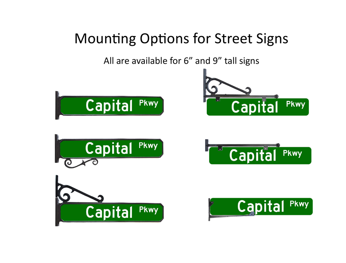 Mounting of Decorative Street Signs Capital StreetScapes